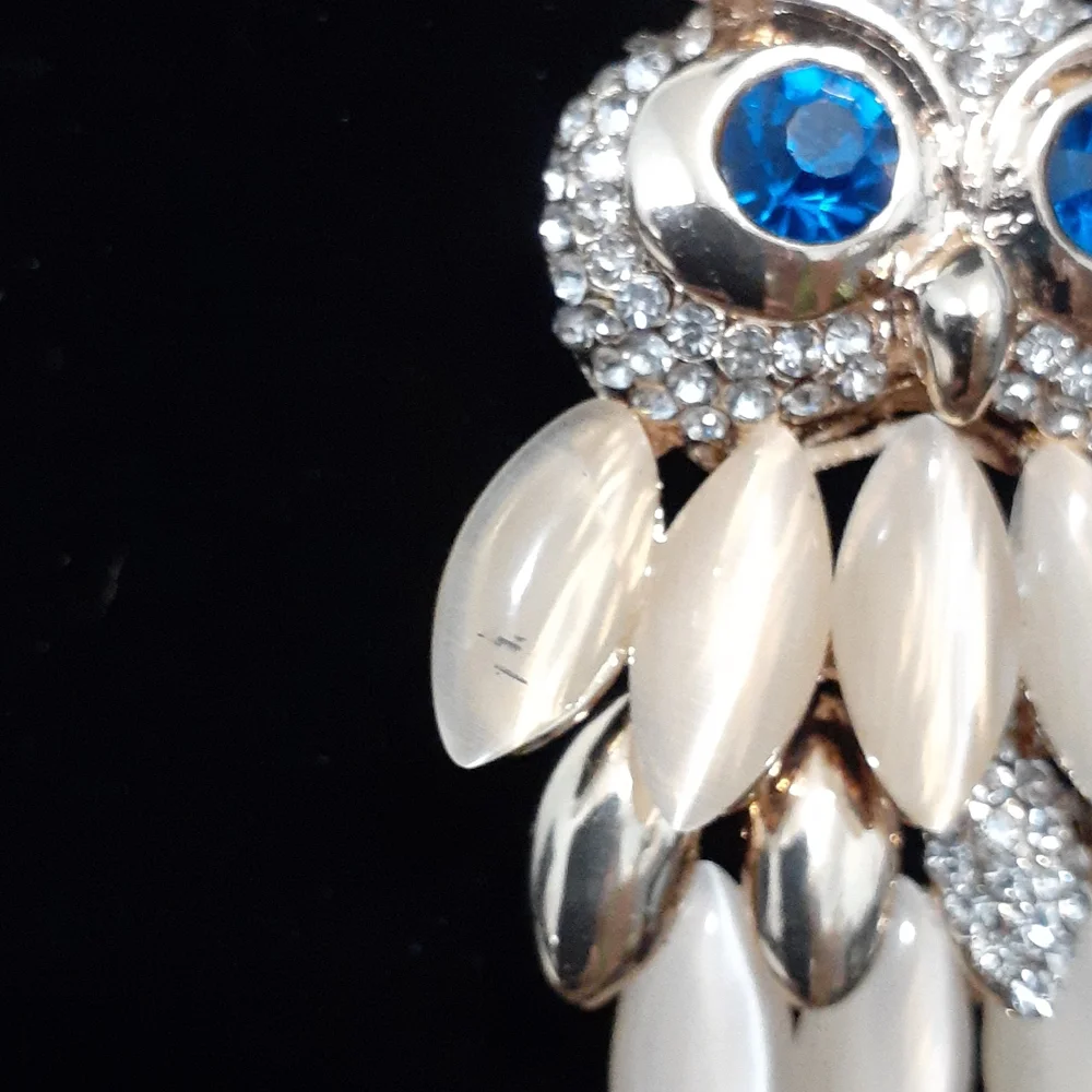 Gold Tone Owl Necklace - Picture 10 of 10